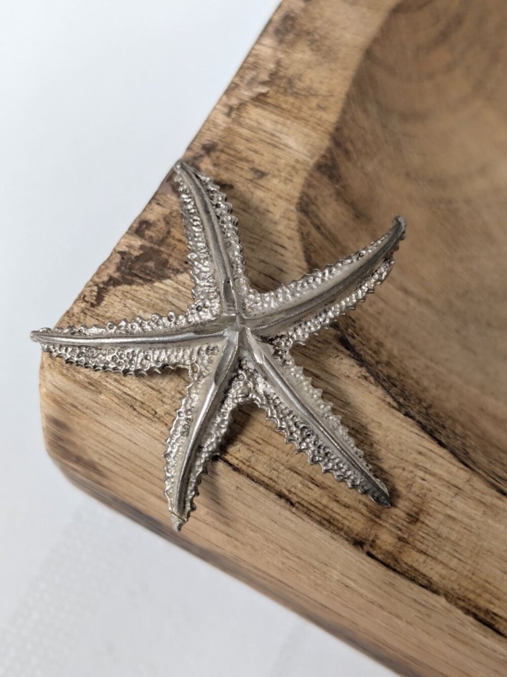 Vintage Sterling Silver Large Starfish 2" Pendant No Chain Necklace